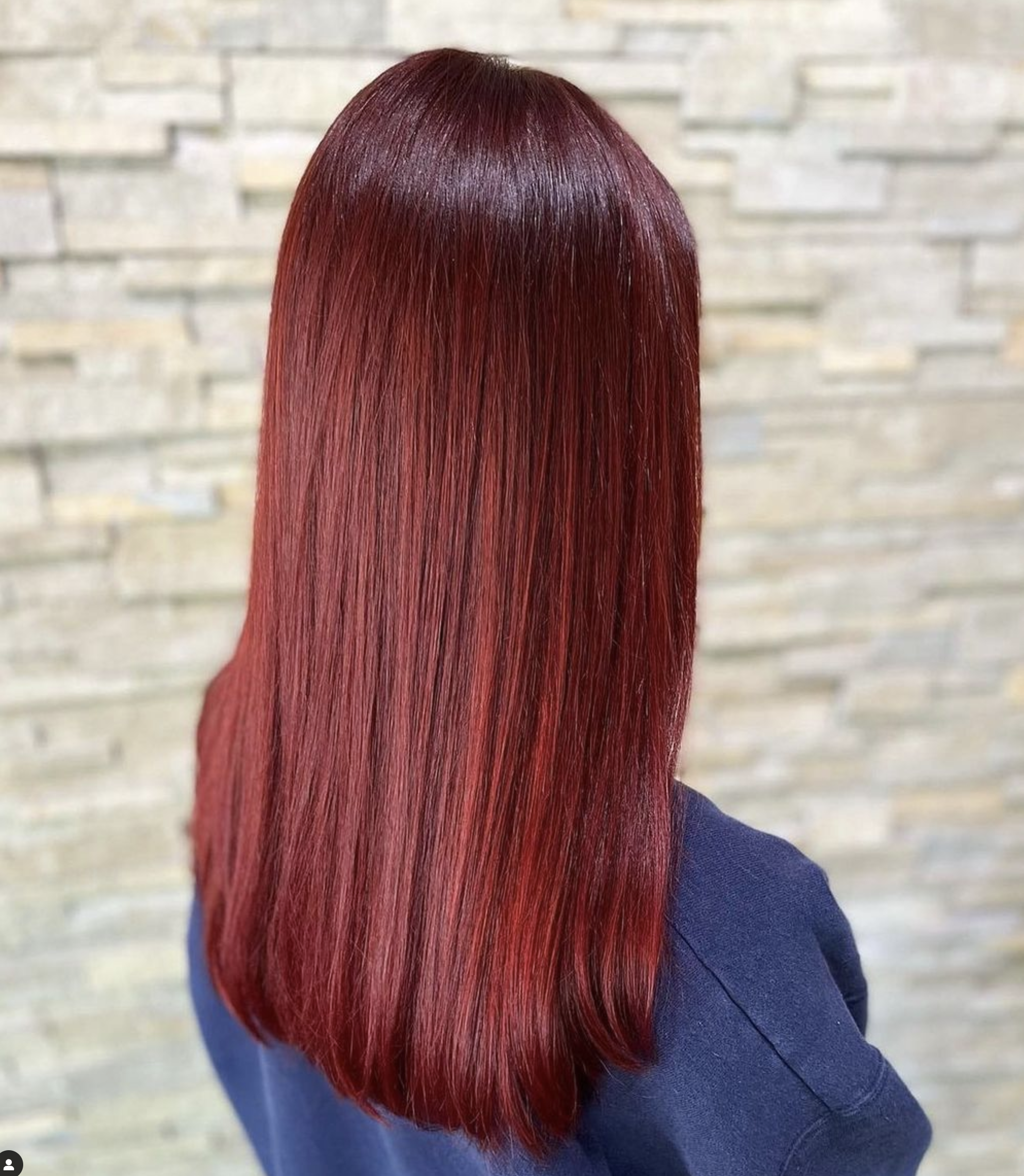 red hair leading edge salon